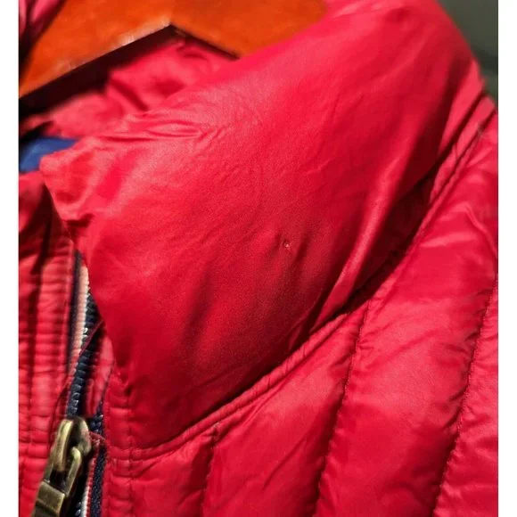 Tommy Hilfiger Men's Lightweight Packable Puffer Jacket Classic Red Small READ - Picture 5 of 6